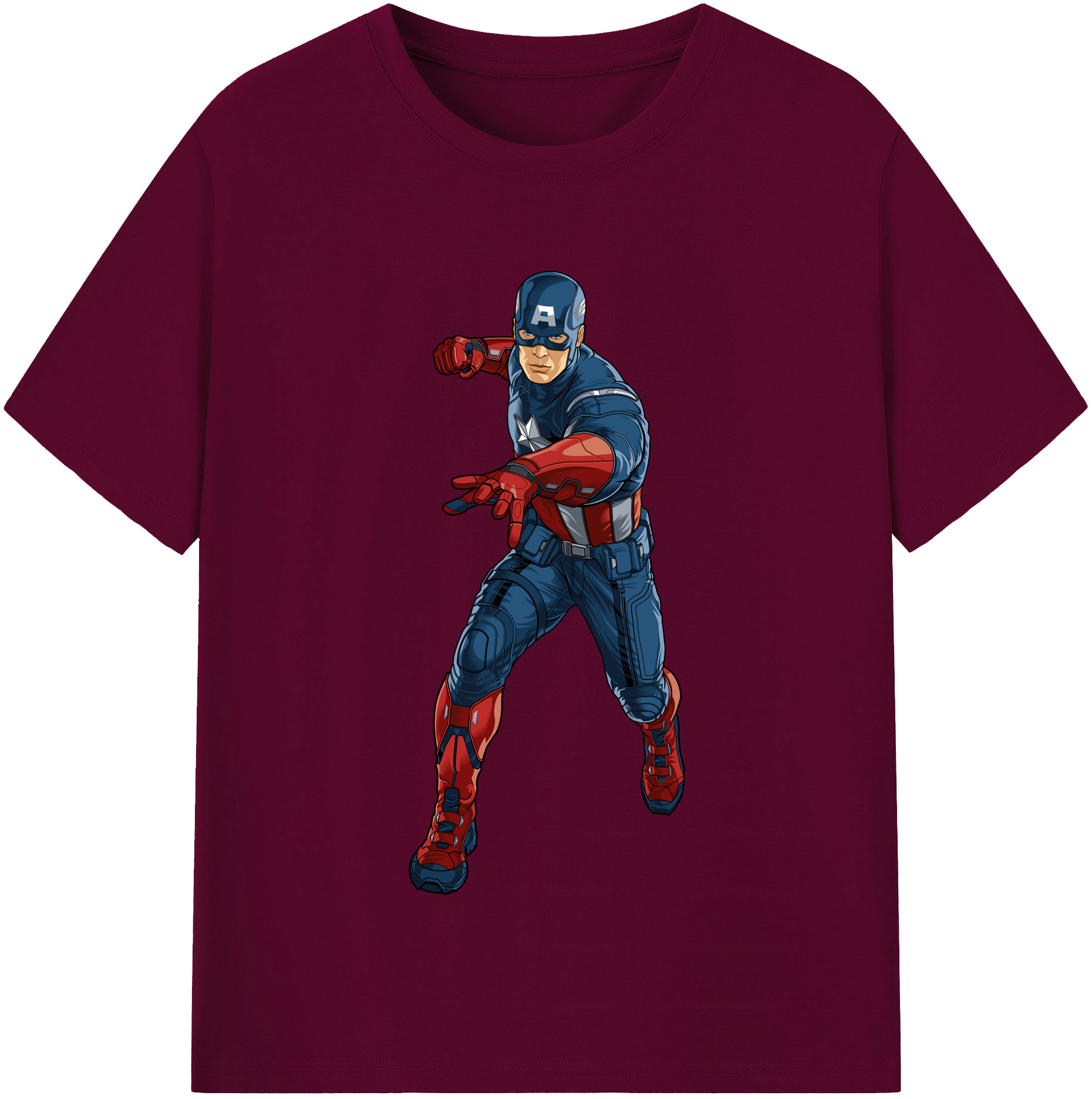 （画像用） アベンジャーズ The Avengers レディースカジュアルプリントTシャツ（綿100％）